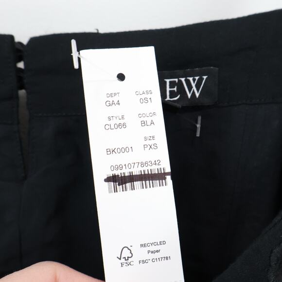 J.Crew Sorrento Dress Cotton Voile Black Size XS Petite NWT - Picture 5 of 9